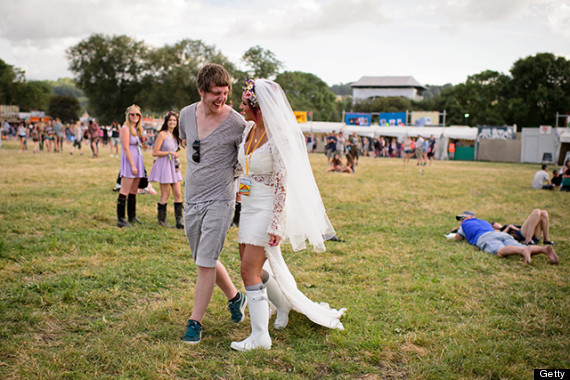 Jack and Bianca got married at Glastonbury this year.