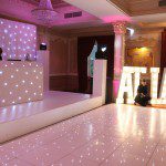 Hire a white dancefloor for weddings, corporate events or parties