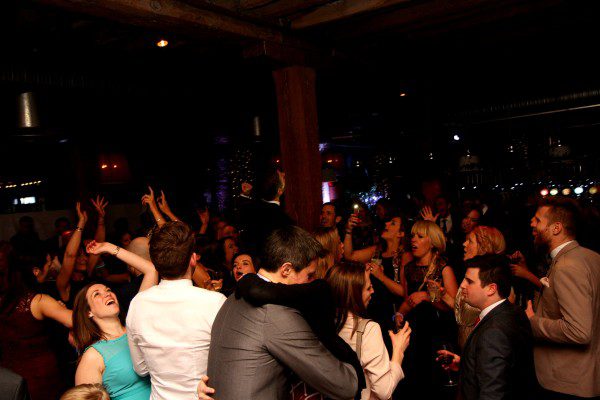 Wedding Party Dancing Packed Floor with Mighty Fine Events