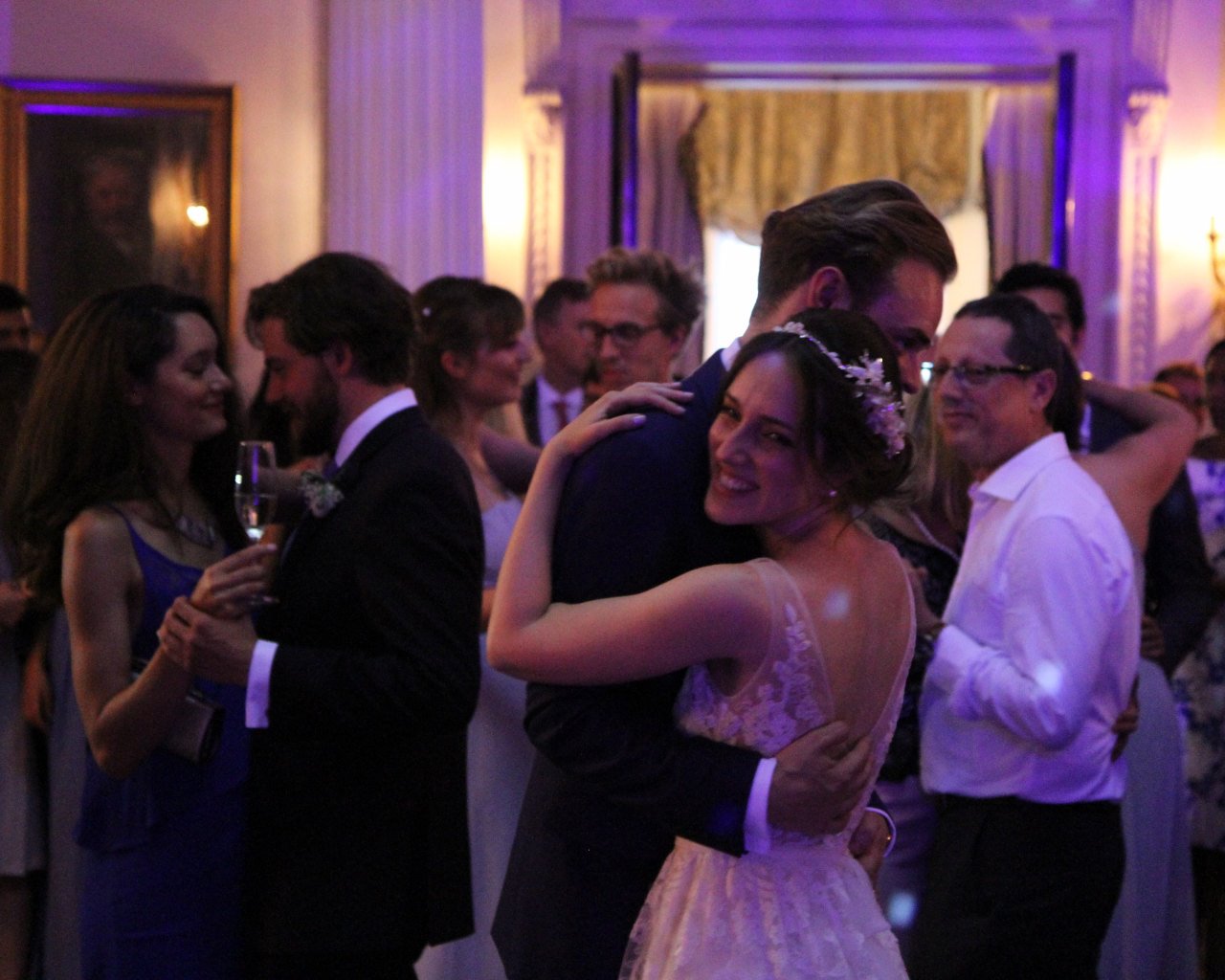 Couples first dance at a Chandos House Wedding