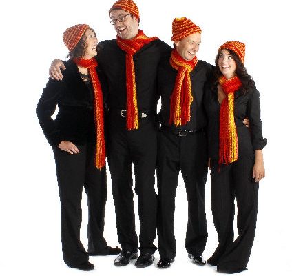 Quartet of Carol Singers perfect for any Festive party event