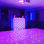 Hire a white LED dancefloor for weddings, corporate events or parties