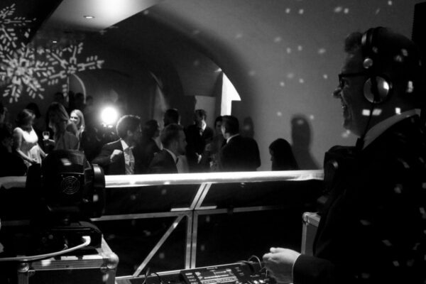 Wedding DJ keeping dance floor brimming at luxury London wedding venue Queen's House