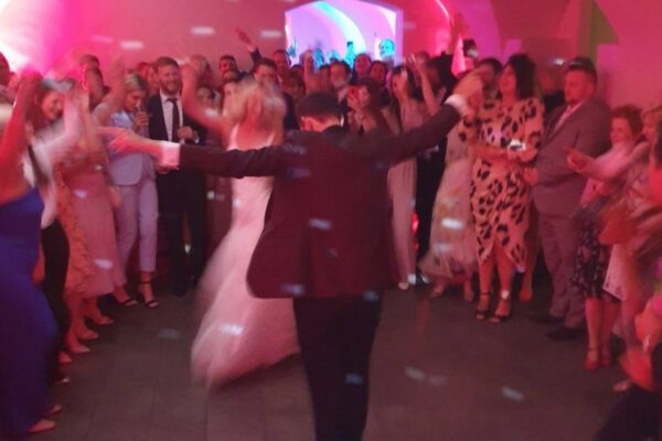 Couples partying to wedding DJ music at Queen's House in Greenwich, London