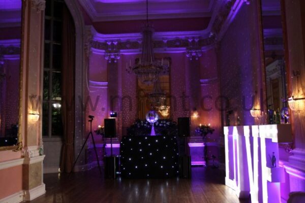 Wedding DJ and live entertainment at Danesfield House, Buckinghamshire wedding venue