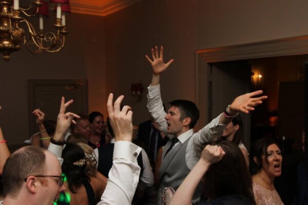 Wedding DJ at Cliveden House, Berkshire - guests dancing the night away